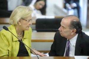 SEnadores Ana Amlia e Aloysio Nunes Ferreira