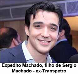 Expedito Machado, filho de Sergio Machado - ex-Transpetro