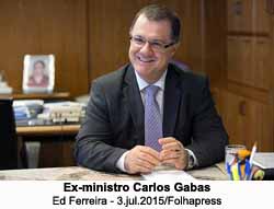 O ex-ministro Carlos Gabas - Foto: Ed Ferreira - 3.jul.2015/Folhapress