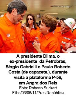 Resultado de imagem para a ex-presidenta Dilma Roussef, o ex-ministro  Antonio Palocci e o ex-presidente da estatal, José Sergio Gabrielli .   