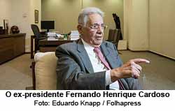 O ex-presidente Fernando Henrique Cardoso - Eduardo Knapp / Folhapress