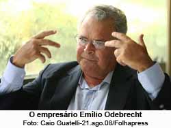 O empresrio Emlio Odebrecht - Foto: Caio Guatelli-21.ago.08/Folhapress