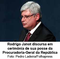 Rodrigo Janot discursa em cerimnia de sua posse da Procuradoria-Geral da Repblica - Pedro Ladeira/Folhapress