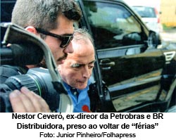 Folha de So Paulo - 15/01/2015 - Nestor Cever, ex-direor da Petrobras e BR Distribuidora, preso ao voltar de frias - Foto: Junior Pinheiro/Folhapress