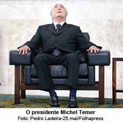 Michel Temer - Foto: Pedro Laderia - 25.maio / Folhapress