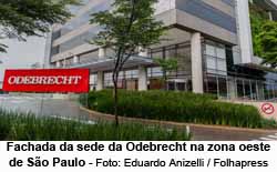 Fachada da sede da Odebrecht na zona oeste de So Paulo - Eduardo Anizelli/Folhapress