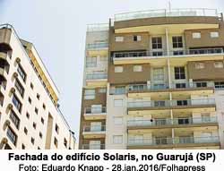 Fachada do edifcio Solaris, no Guaruj (SP) - Foto: Eduardo Knapp - 28.jan.2016/Folhapress