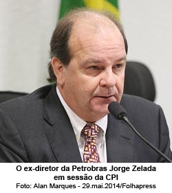 Folha de So Paulo - 29/05/15 - O ex-diretor da Petrobras Jorge Zelada em sesso da CPI