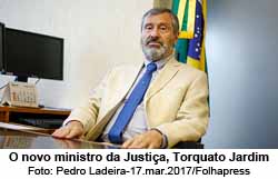 O novo ministro da Justia, Torquato Jardim- Pedro Ladeira-17.mar.2017/Folhapress