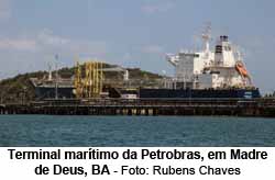 Terminal martimo da Petrobras, em Madre de Deus, BA - Rubens Chaves 