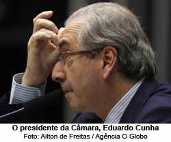 O Globo - 02/10/2015 - O presidente da Cmara, Eduardo Cunha - Ailton de Freitas / Agncia O Globo