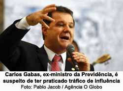Carlos Gabas, ex-ministro da Previdncia,  suspeito de ter praticado trfico de influncia - Pablo Jacob / Agncia O Globo