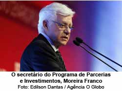 O secretrio do Programa de Parcerias e Investimentos, Moreira Franco - Edilson Dantas / Agncia O Globo
