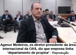Agenor Ribeiro, ex-diretor da OAS