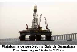 Plataforma de petrleo na Baia da Guanabara - Foto: Ismar Ingber / Ag. O Globo