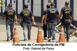 Policiais da Corregedoria da PM - Gabriel de Paiva