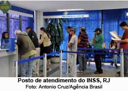 Posto de atendimento do INSS, RJ - Antonio Cruz/Agncia Brasil