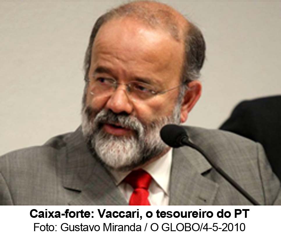 Vaccari, o tesoureiro do PT - Foto: Gustavo Miranda-O Globo-4.5.2010