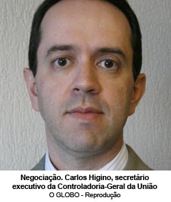 O GLOBO - 10/01/15 - Negociao. Carlos Higino, secretrio executivo da Controladoria-Geral da Unio - Reproduo