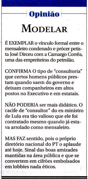 O Globo - 10/12/14 - Opinio