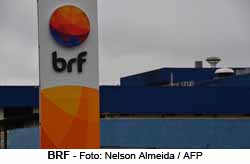 BRF, em Curitiba - Foto: Nelson Almeida / AFP