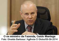 O ex-ministro da Fazenda, Guido Mantega - Givaldo Barbosa / Agncia O Globo/08-09-2014