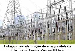 Estao de distribuio de energia eltrica - Edilson Dantas / Agncia O Globo