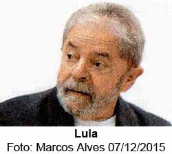 Lula - Foto: Marcos Alves 07/12/2015