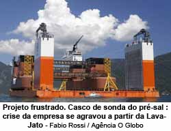 Casco de sonda para o pr-sal da Sete Brasil - Foto: Fabio Rossi / O Globo
