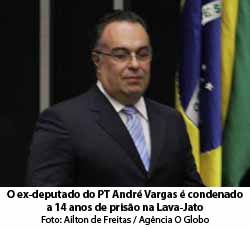 Andr Vargas, ento deputado, no plenrio da Cmara em 2014 - Ailton de Freitas / Agncia O Globo