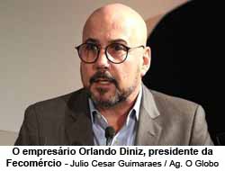 O empresrio Orlando Diniz, presidente da Fecomrcio - Julio Cesar Guimaraes / Agncia O Globo