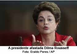 A ex-presidente Dilma Roousseff - Foto: Eraldo Peres / AP