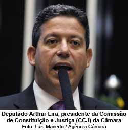 Deputado Arthur Lira, presidente da Comisso de Constituio e Justia (CCJ) da Cmara - Luis Macedo / Agncia Cmara
