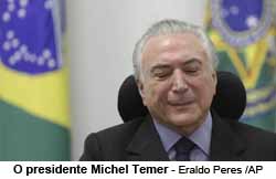 O presidente Michel Temer - Eraldo Peres /AP