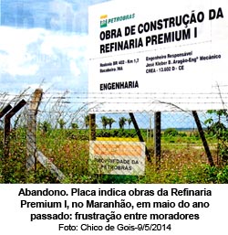 O Globo - 29/12/2014 - Petrobras desistee de refinarias no Maranho e Cear