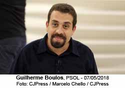 Guilherme Boulos, PSOL - 07/05/2018 - CJPress / Marcelo Chello / CJPress