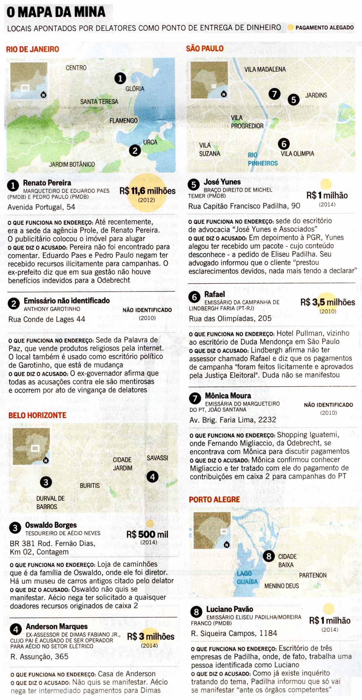 Odebrecht: O Mapa da Mina - Editoria de Arte / O Globo