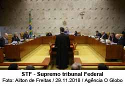Plenrio do STF - Foto: Ailton de Freitas / 29/11/2018 / Agncia O Globo