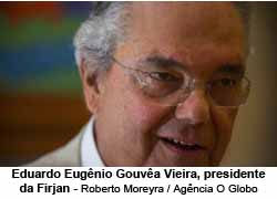 Eduardo Eugnio Gouva Vieira, presidente da Firjan - Roberto Moreyra / Agncia O Globo
