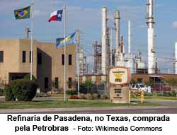 Refinaria de Pasadena, no Texas, comprada pela Petrobras  - Foto: Wikimedia Commons