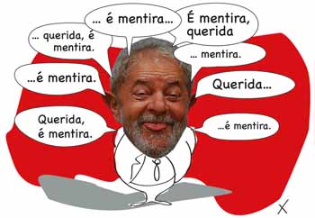 Charge: X - Lula