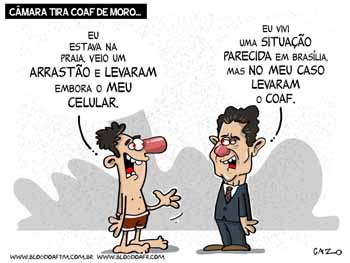 Charge: CAZO - Moro e o COAF