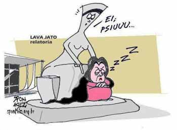 Charge: Spon Holz - Crmen Lcia - Lava-Jato