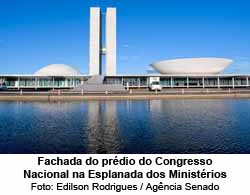 Fachada do prdio do Congresso Nacional na Esplanada dos Ministrios - Foto: Edilson Rodrigues / Agncia Senado
