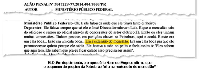 ÉPOCA - 12/09/2014 - Elo entre o Mensalão e a Petrobras