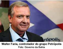 O empresrio Walter Faria, do grupo Petrpolis. Foto: Divulgao