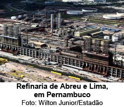 ESTADO - 060315 - Refinaria de Abreu e Lima, em Pernambuco. Foto: Wilton Junior/Estado