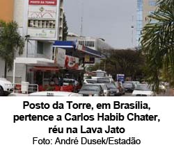 ESTADO On Line - 09/12/14 - Posto da Torre, em Braslia, pertence a Carlos Habib Chater, ru na Lava Jato - Andr Dusek/Estado