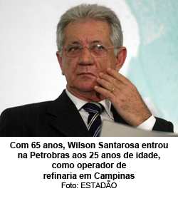 ESTADO On Line - 19/03/2015 - Com 65 anos, Wilson Santarosa entrou na Petrobras aos 25 anos de idade, como operador de refinaria em Campinas