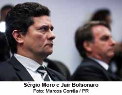 Srgio Moro e Jair Bolsonaro - Foto: Marcos Corra / PR